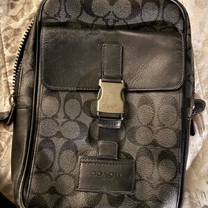 Coach Black Leather Crossbody